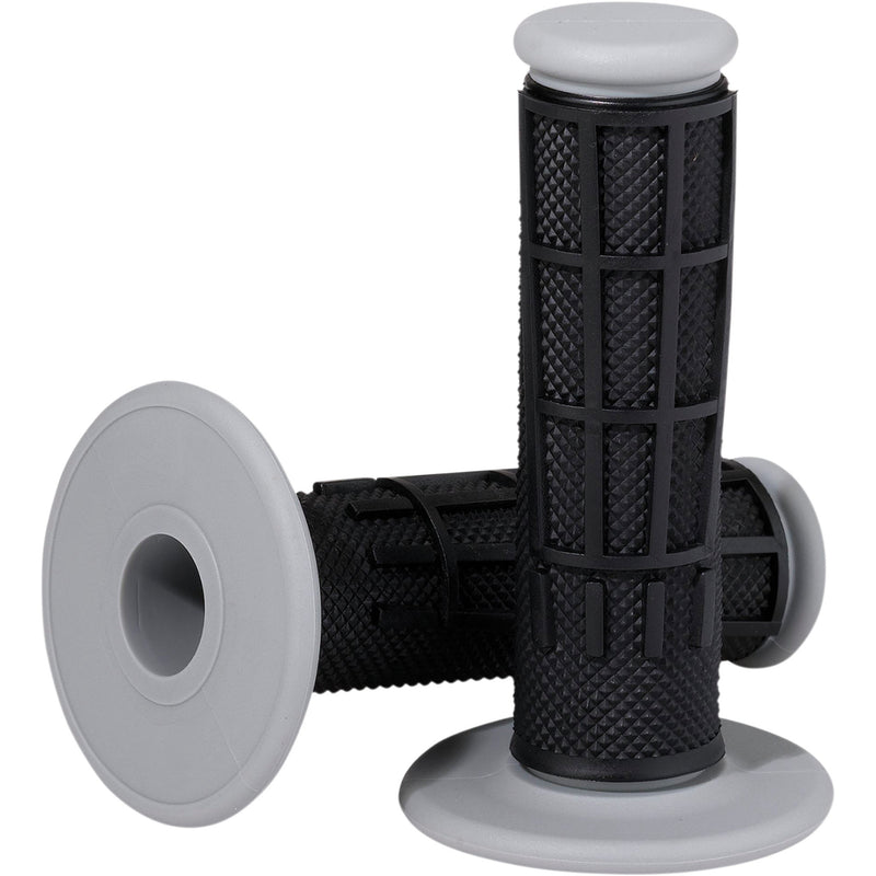 MOOSE OFFROAD 0630-2662 1MG2315-BEM Comp Diamond Half Waffle Grips Grips - Compound - Half-Waffle - Black
