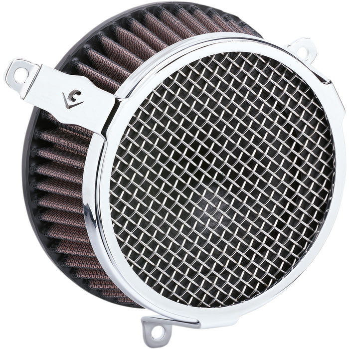 COBRA 1010-3054 606-0104-03-SB Air Cleaner Kit - Chrome