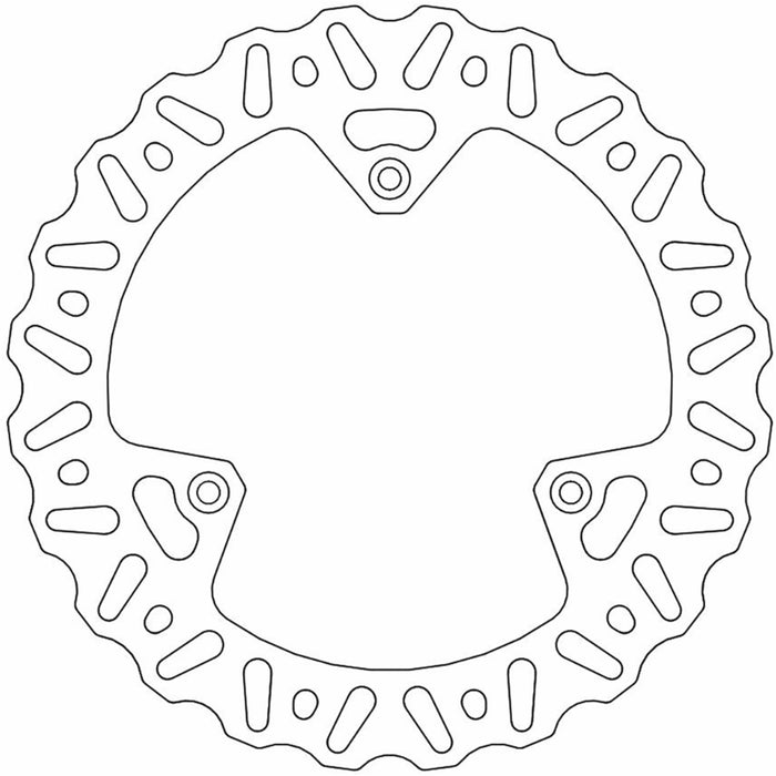MOTO-MASTER 1711-2118 110373-PU Brake Rotors Brake Rotor - Front - Nitro