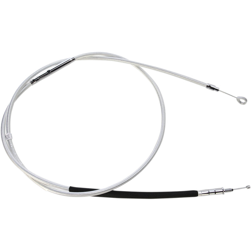 Magnum Shielding High-Efficiency Braided Sterling Chromite II® Clutch Cable /16" - 322318HE For Harley Touring 2008-2013