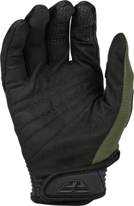 Fly Racing 376-913YS 376-913YS YOUTH F-16 GLOVES OLIVE GREEN/BLACK YS