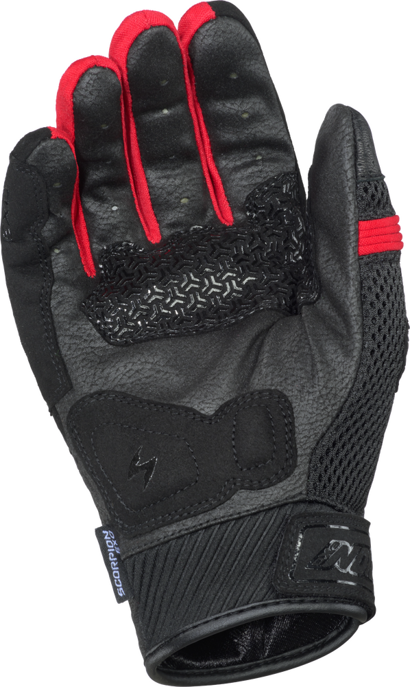 Scorpion Exo 75-5821L G66-865 COOL HAND PRO GLOVES BLACK/RED LG