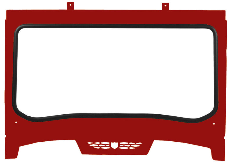 Pro Armor Front Windshield Performance RED - P187W460PR Polaris RZR 2019-2022