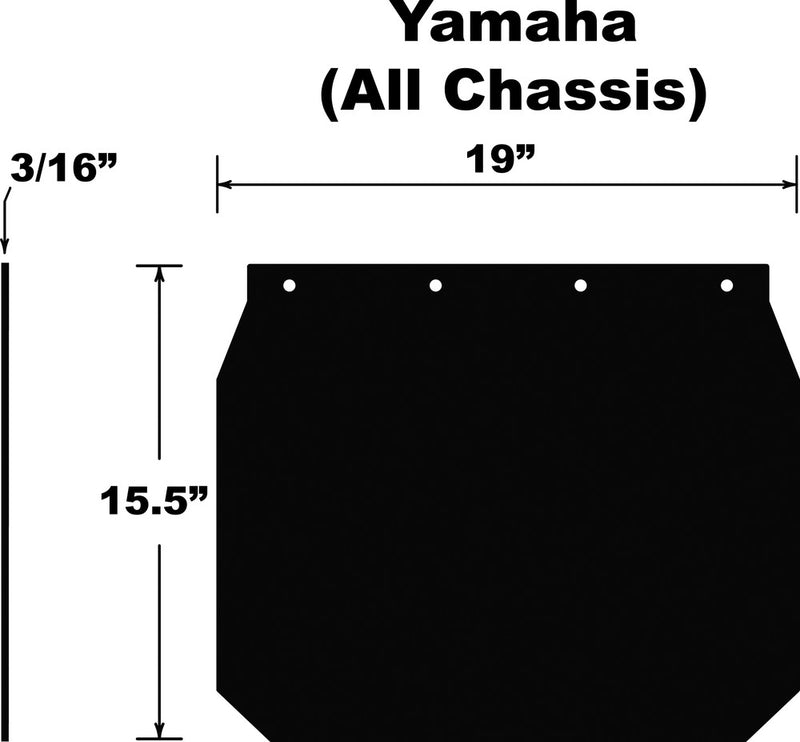 Pdp 10-15060 SF-YAMPB SNOWFLAP YAMAHA ALL MODELS 98-16