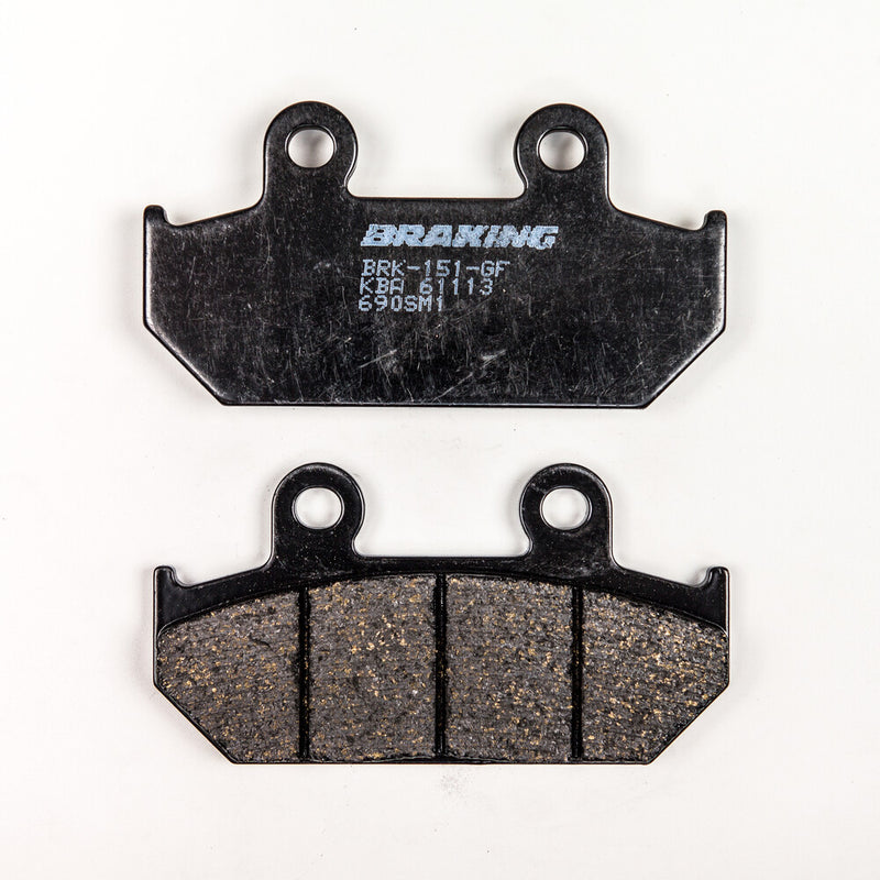 Braking Brake PAD SET Semi-Metallic - 690SM1 Honda Motorcycles 1986-2000