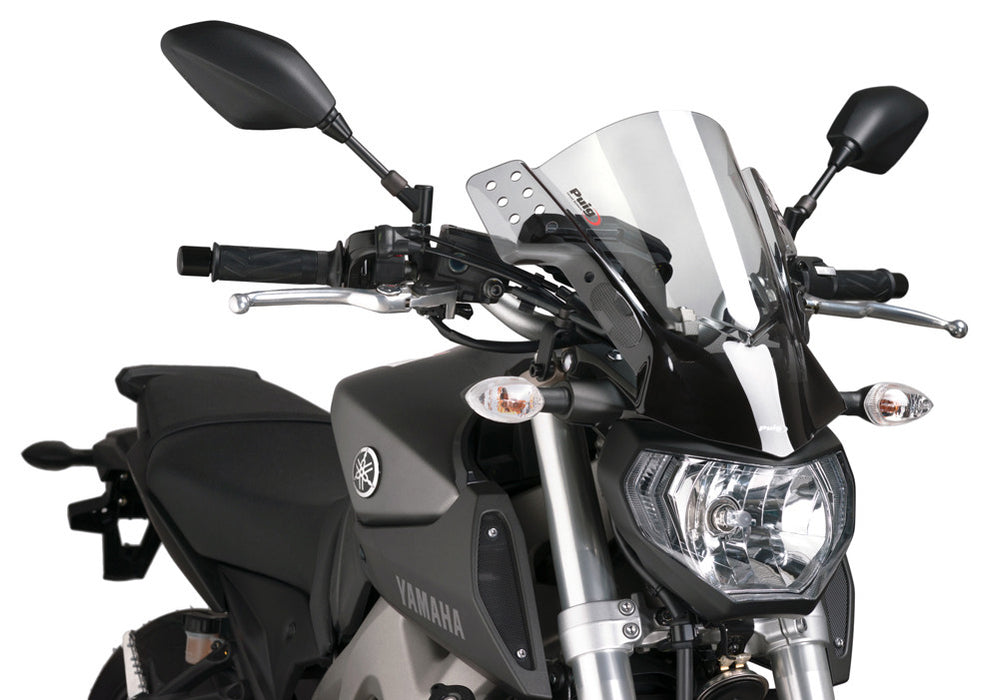 Puig Hi-tech Parts 561-1901 5881W WINDSCREEN RAFALE BAR MOUNT CLEAR