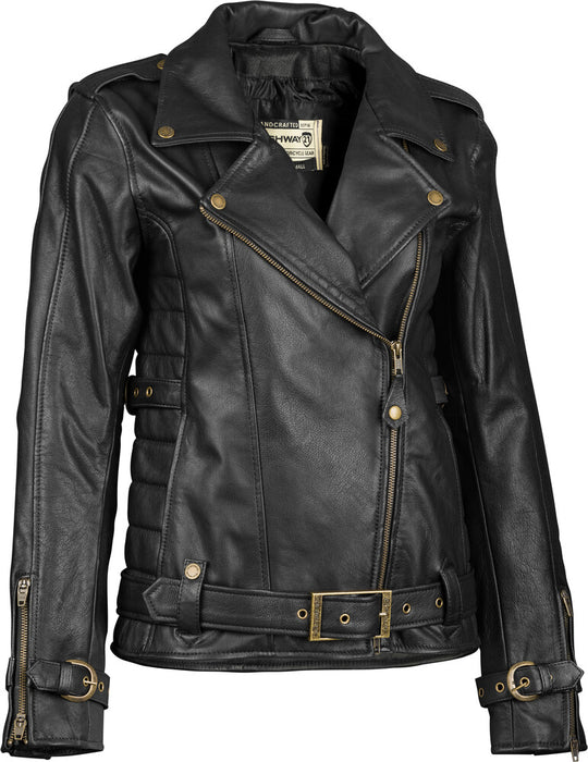 Highway 21 489-1550S 489-1550S WOMEN'S PEARL JACKET BLACK SM