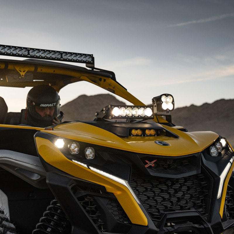 Baja Designs 448192 Can-am Maverick R Clear 10in OnX6+ Shock Tower Kit - User 1