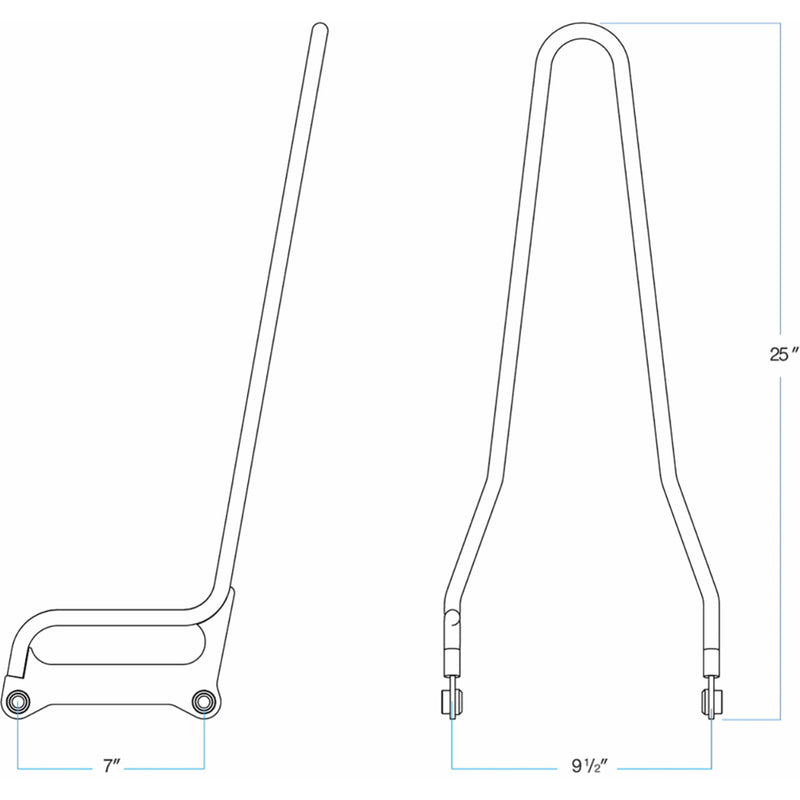 Biltwell Exfil Sissy Bars Bar Softail For Harley Softail 2018-2023