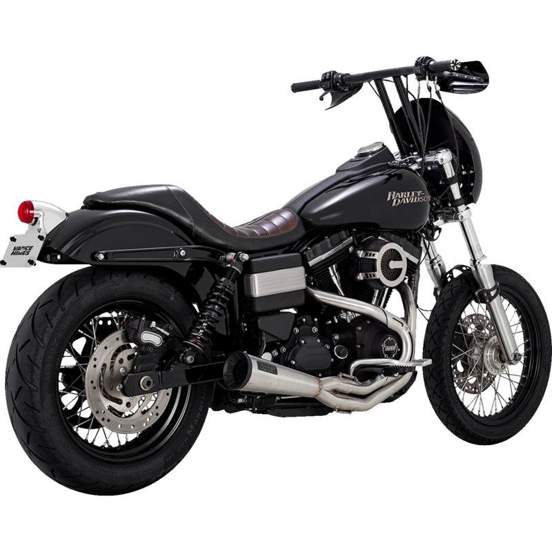 Vance & Hines 2-Into-1 Exhaust System - 27635 For Harley Dyna 2010-2017
