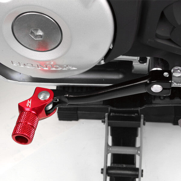 Zeta Forged Shift Lever RED Honda +10MM - ZE90-4512 Honda CRF50F / CRF70F / CRF125F 2004-2026