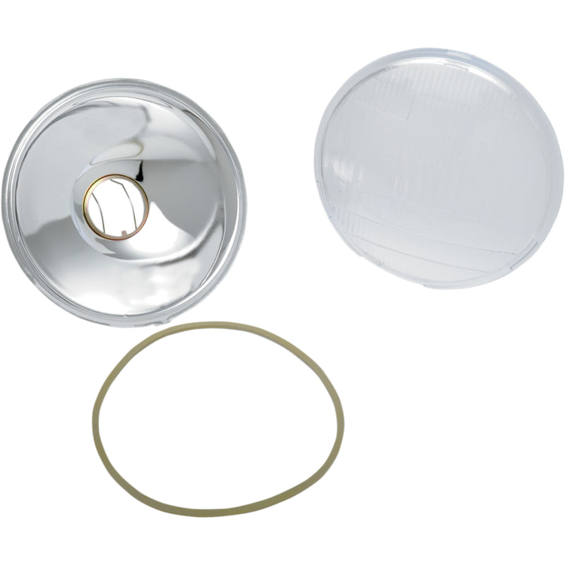 DRAG SPECIALTIES 2001-0055 Custom 6-1/2" Headlight Assembly — Lens Replacement 6-1/2" Headlight