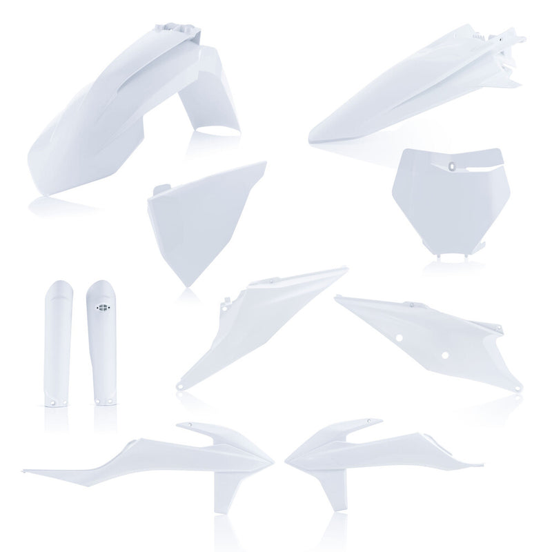 Acerbis Full Plastic Kit White - 2726496811 KTM Dirt Bikes 2019-2022