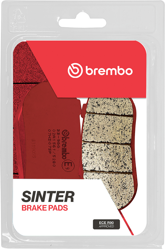 Brembo Prime Sintered Rear SP Pads - 07HD07SP For Harley Motorcycles 2008-2017