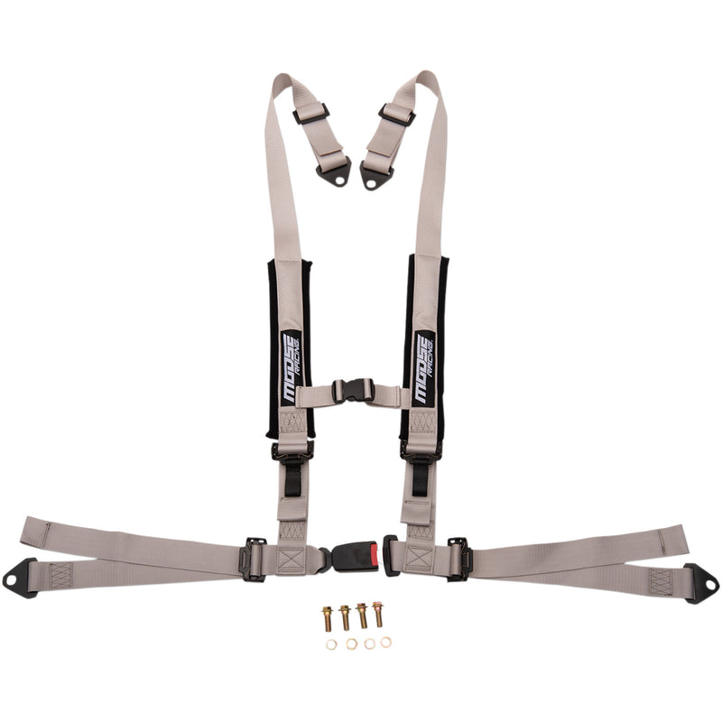 MOOSE OFFROAD 4510-1246 100-4405-PU Seat Harness 4 point - 2x2 - gray