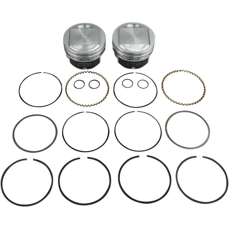 KB Performance Piston Kit - KB411.005 For Harley Motorcycles 1999-2006