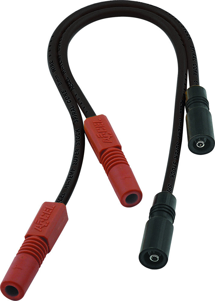Accel Spiral Core Wire SET 8.0MM Black - 171098-K For Harley Touring 1999-2008