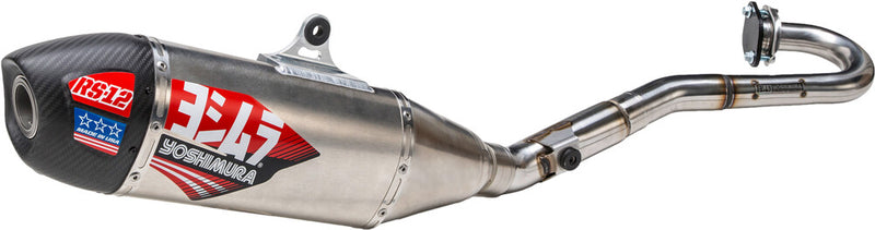 Yoshimura RS12 Signature Series Exhaust System SS-AL-CF - 219220S320 Suzuki RMZ 450 2020-2024