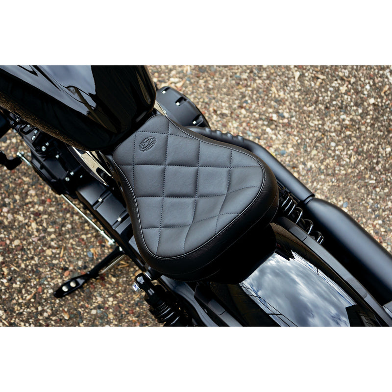 Mustang Solo Touring Seat Black - 76842 For Indian Scout 2018-2024
