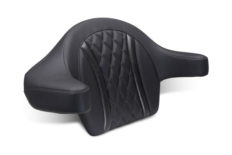 Mustang Motorcycle 88430GM Mustang 23-25 Harley CVO Road Glide (st) Deluxe Diamond Ext Arm Wrap-around Backrest Black - User 1