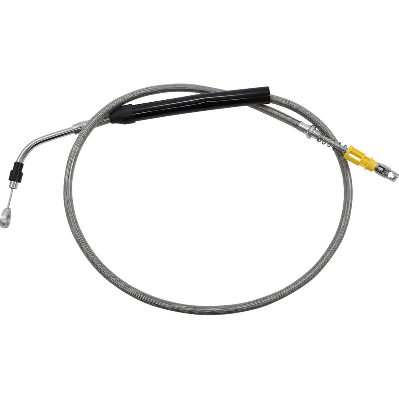 LA Choppers Stainless Steel Braided Clutch Cable 12"-14" Ape Hangers - LA-8056C13 For Harley Touring 2021-2022