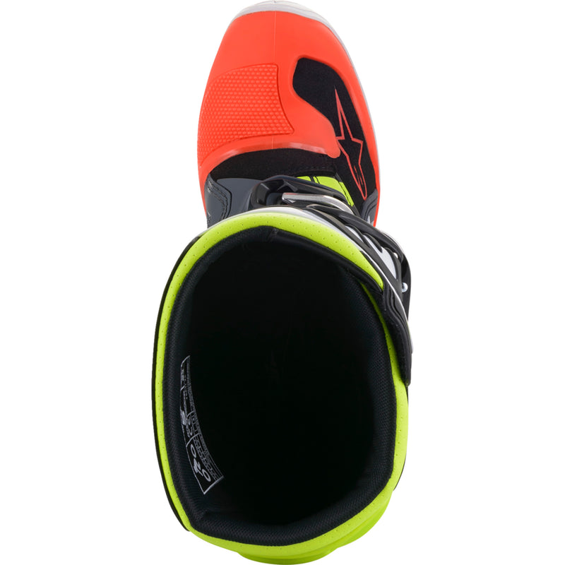 ALPINESTARS Youth Tech 7S Boots Black/Gray/Red/White/Yellow - US