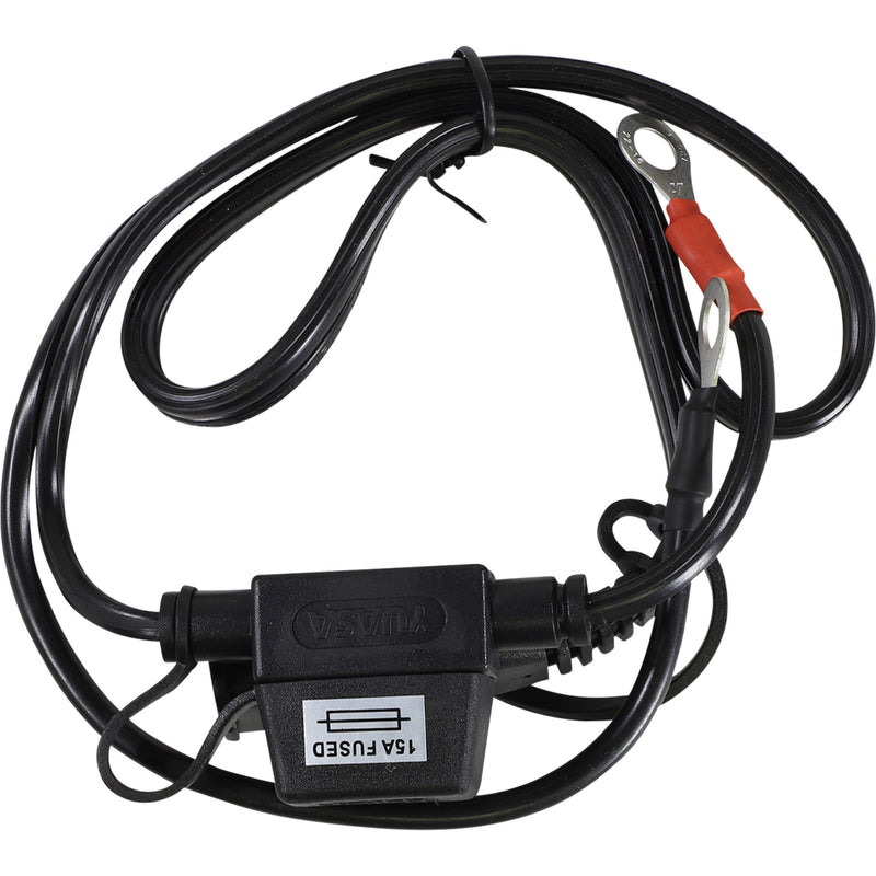 YUASA 3807-0478 YUA00ACC05 Battery Charger Lead Fused Ring Connector