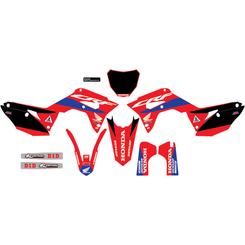 D'cor Visuals Graphic Kit - 20-10-621 Honda CRF250R 2019-2021