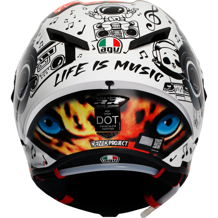 AGV 0101-16223 21183560020162X Pista GP RR Limited Edition Guevra Helmet Pista GP RR Helmet - Guevra - Limited - 2XL