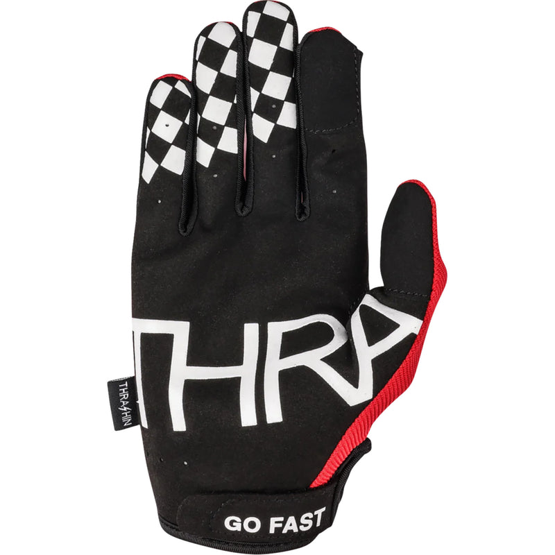 THRASHIN SUPPLY CO. Go Fast Stealth Gloves Red