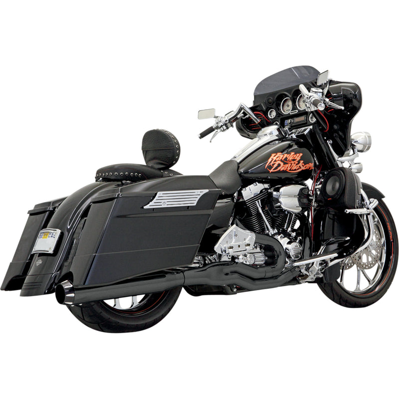 Bassani Xhaust Road Rage II B1 Power 2-Into-1 Exhaust System - FLH-777B For Harley Touring 1995-2016