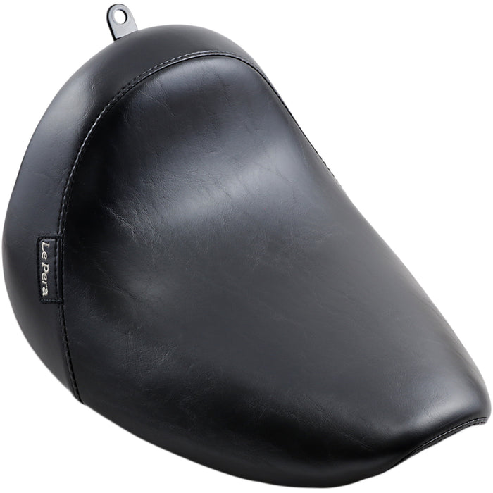 LE PERA 0802-0755 LKS-007 Bare Bones Solo Seat - Smooth - Black - FXS/FLS '11-'15