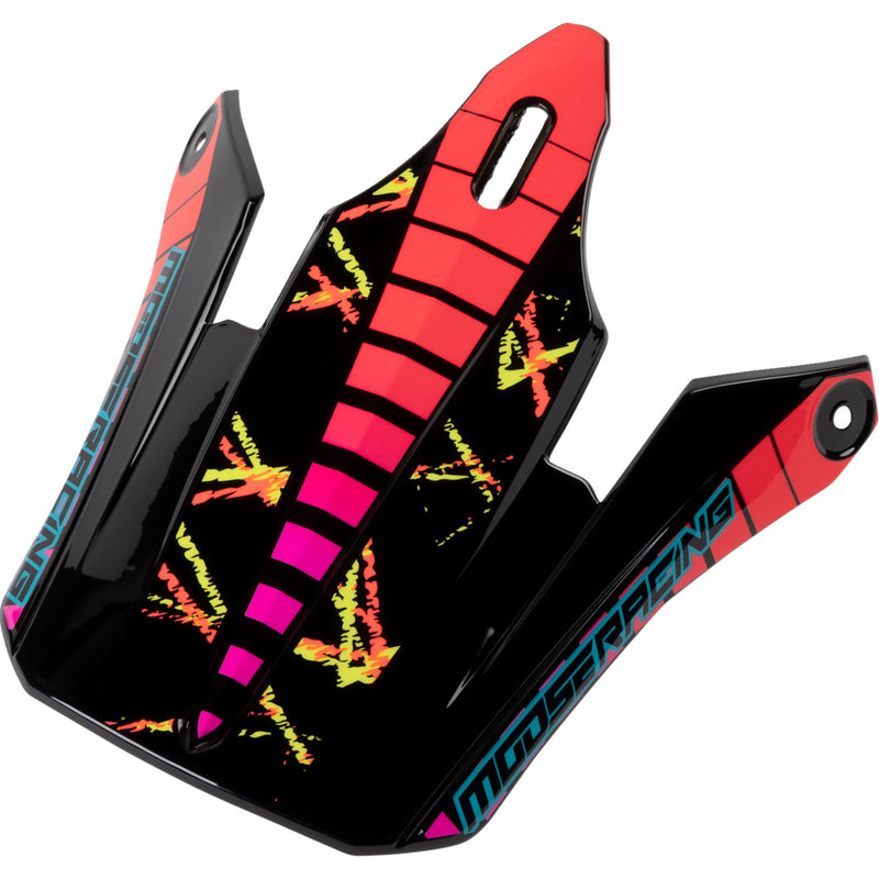 MOOSE OFFROAD 0132-1764 0132-1764 Youth F.I. Vaporwave Helmet Peak Youth F.I. Peak - Vaporwave - Black/Pink