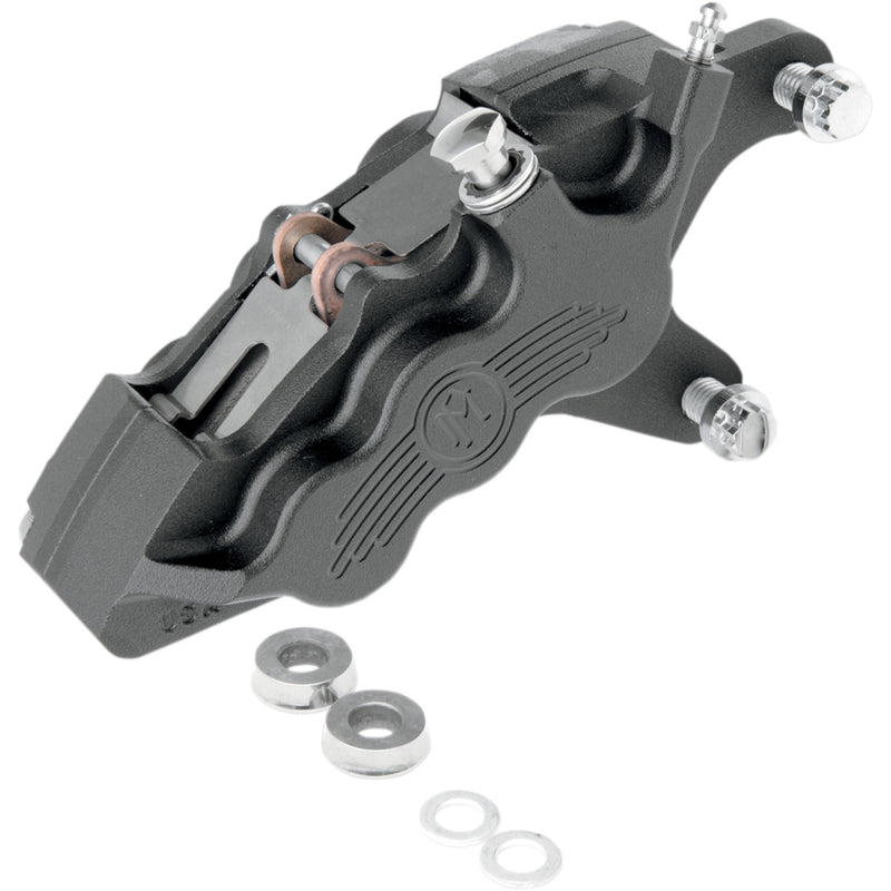 Performance Machine (pm) Brake Caliper Kit - 0051-2916-SMB For Harley Motorcycles 2000-2007