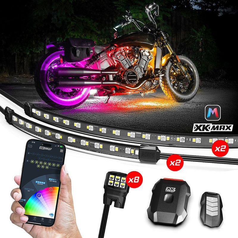 Xk Glow 653-0193 MX-MOTO-STA XKMAX LED UNDERGLOW KIT 10 PC