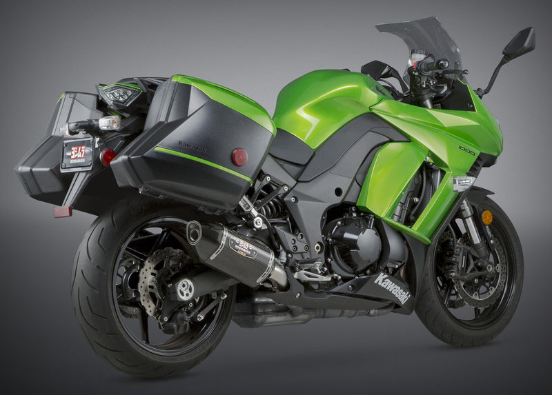 Yoshimura Exhaust Signature R-77 Slip-ON SS-CF-CF Dual - 14160E0220 Kawasaki ZX1000G Ninja 2014-2016