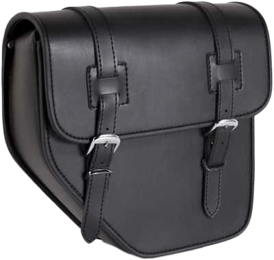 Customacces 561-06282 AP0014N IBIZA SADDLEBAG BLACK LEFT W/BASE