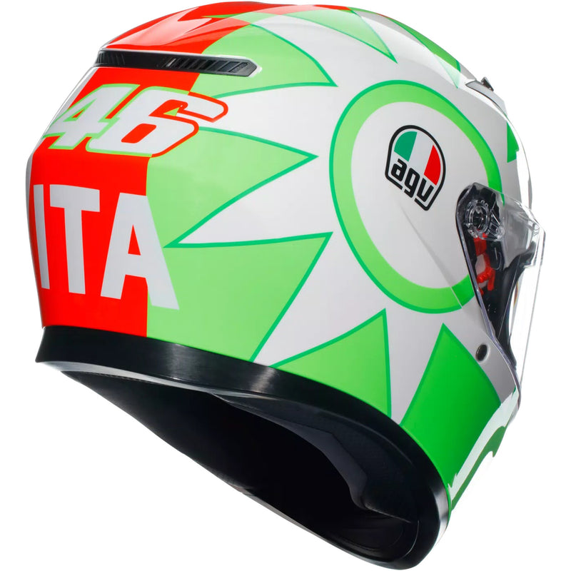 AGV 0101-15482 21183810040052X K3 Rossi Mugello 2018 Helmet K3 Helmet - Rossi Mugello 2018 - 2XL