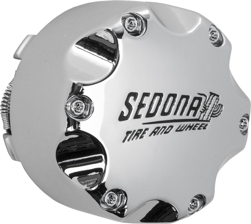 Sedona 570-0005 CPS-C110-T WHEEL CAP TALL CHROME FITS YAMAHA VIKING