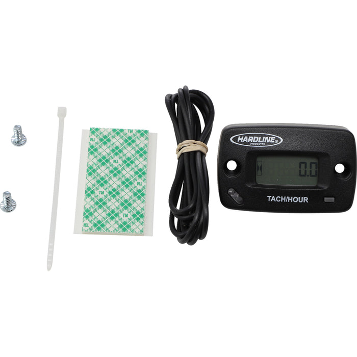 HARDLINE 2130-0102 HR-8061-2 Tachometer/Hour Meter with Log Book Hour/Tach Meter with Log Book