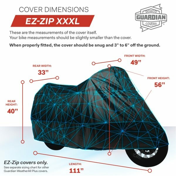 Dowco 27-6259 50022-00 COVER WEATHERALL PLUZ EZ ZIP 3X