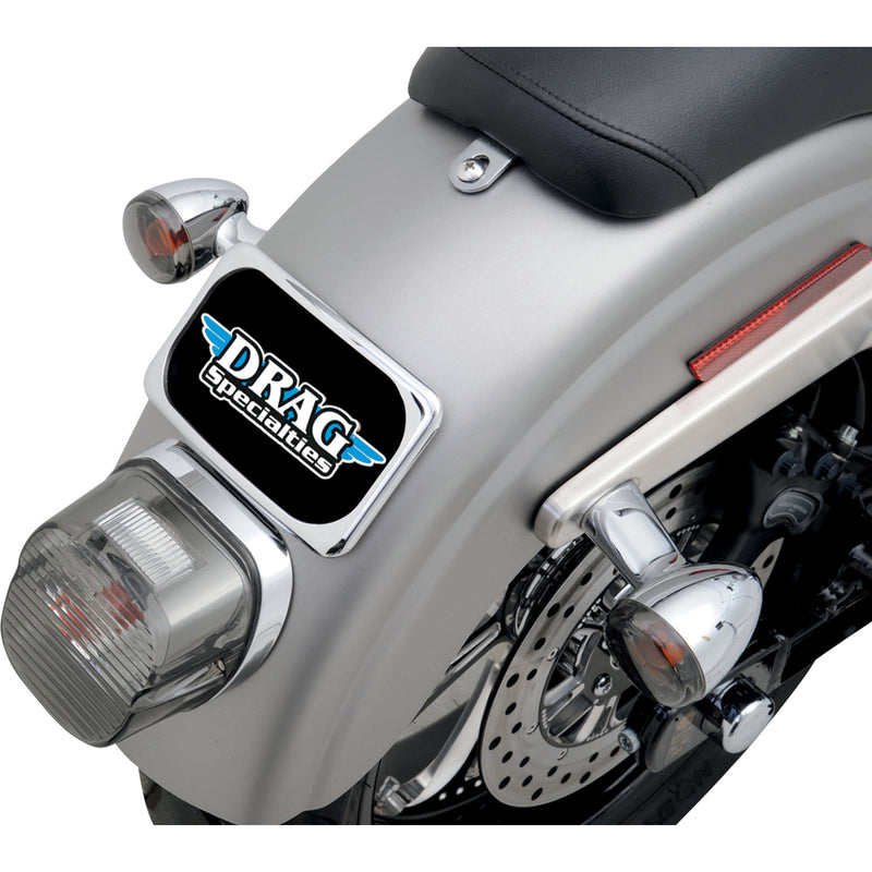 DRAG SPECIALTIES Radius Three-Bolt Style License Plate Mount Assembly