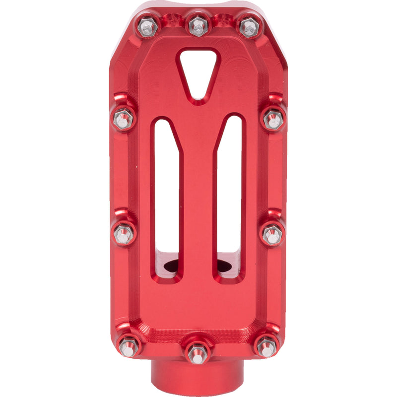 THRASHIN SUPPLY CO. 1610-0763 TSC-2221-2 Aggressor Brake Pedal red - touring