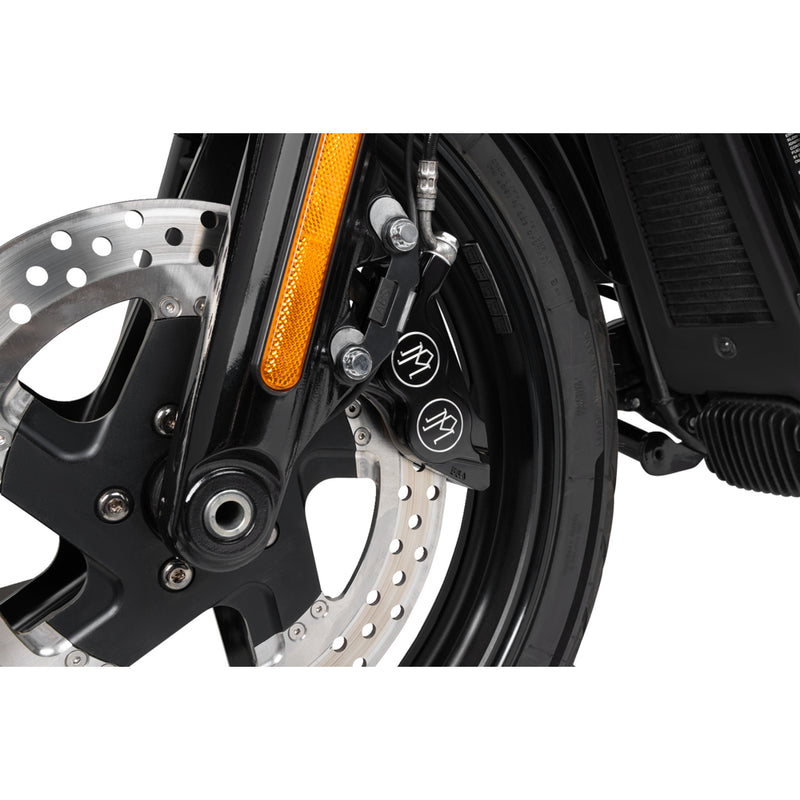Performance Machine (pm) Caliper - 0052-2425-BM For Harley Motorcycles 2008-2021