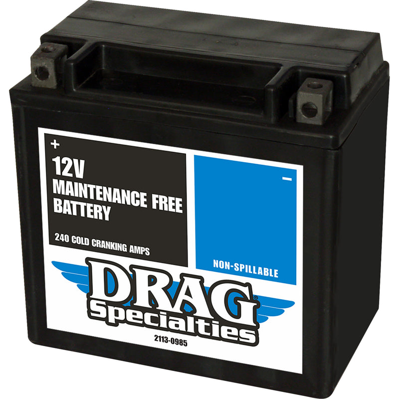 Drag Specialties CTZ Battery - 2113-0985 For BMW Motorcycles 2005-2022 | Kawasaki Motorcycles 1995-2023 | Aprilia Motorcycles 2000-2017