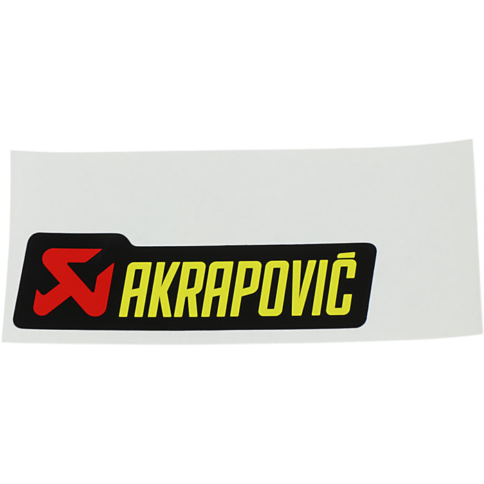 AKRAPOVIC 4320-1939 P-HST12AL General Replacement Sticker Replacement Sticker