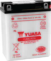 Yuasa Battery YUAM222AB Yuasa YB12A-B Yumicron 12-Volt Battery - Photo - Primary