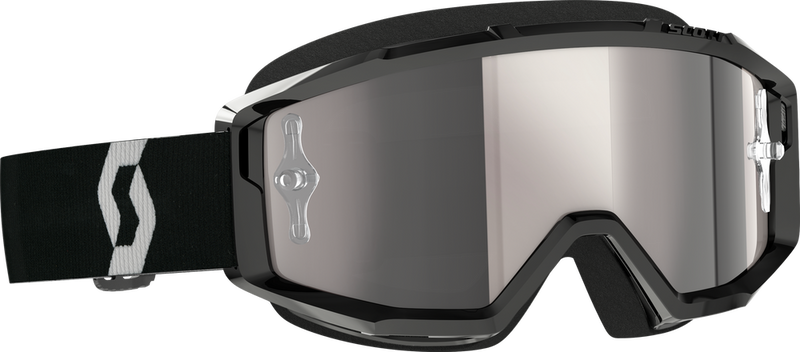 Scott 51-5531 278597-1007269 PRIMAL GOGGLE BLACK/WHITE SILVER CHROME WORKS
