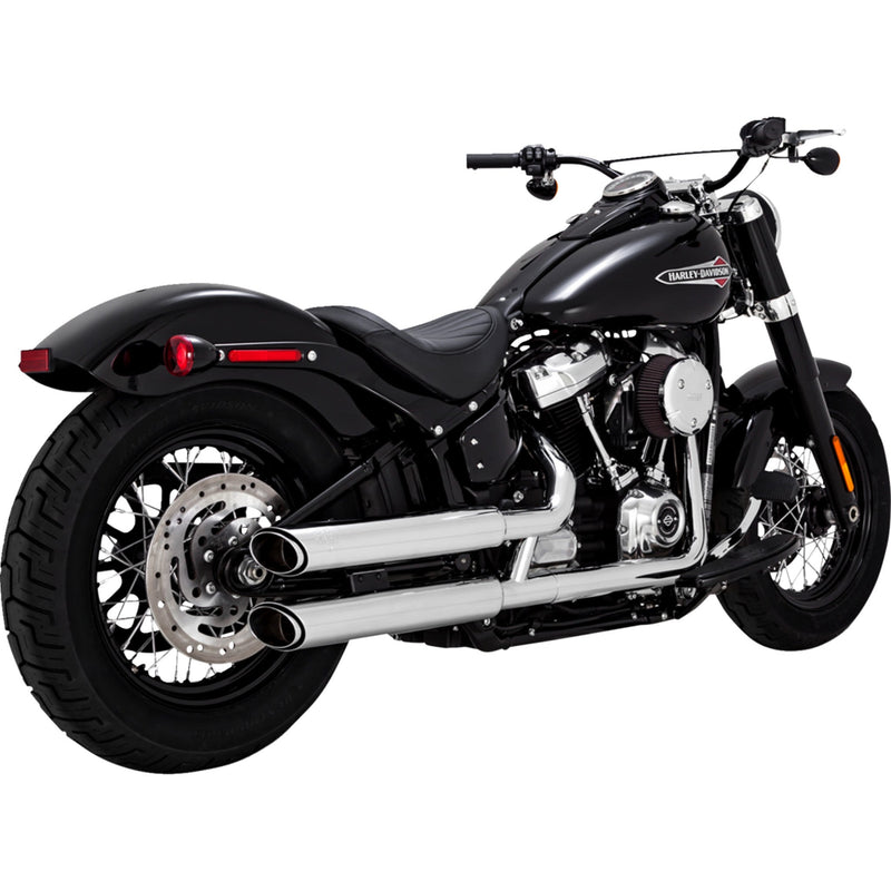 Vance & Hines Twin Slash Muffler - 16376 For Harley Softail 2018-2025