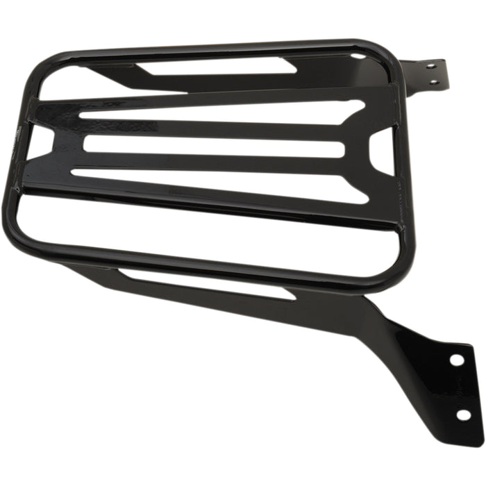 COBRA 1510-0416 602-3502B Luggage Rack for Cobra Detachable Backrest - Sissy Bar Luggage Rack - Black - Tubular